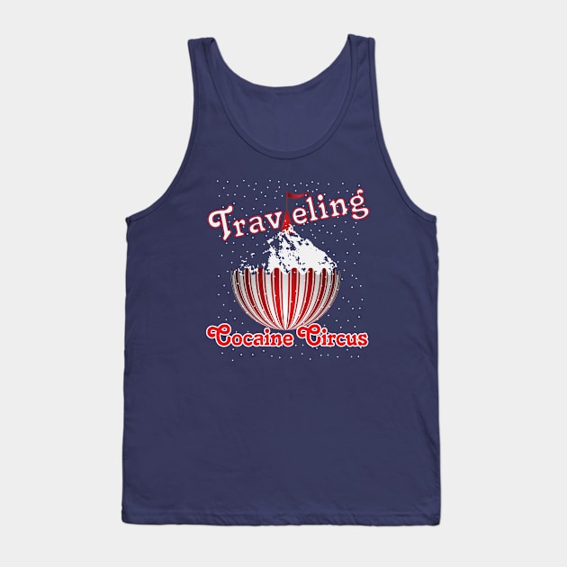 Traveling Cocaine Circus Tank Top by Sofiia Golovina